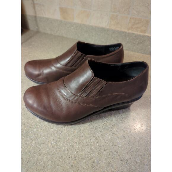 ABEO 24/7 Colbie Slip On Clog Casual Leather Nursing Healthcare Dress Shoe Sz 10 - Picture 3 of 8